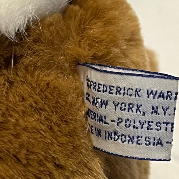 Vintage Eden Peter Rabbit  7”  Bunny Plush Toy Brown Fur Stuffed Animal Easter - Picture 8 of 8